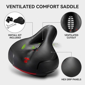 <span class=keywords><strong>Selle</strong></span> de vélo VL-1475A en PU, simple, ventilée, confortable, pour VTT - Product Image 2