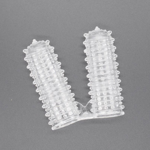 Protège-doigts en caoutchouc souple en forme de rouleau pour accessoires intimes féminins - Product Image 1