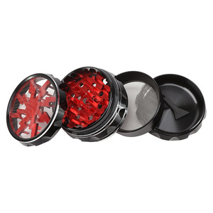 4-Part 63mm Aluminum <b>Herb</b> <b>Grinder</b> – Heavy Duty Spice Mill, Durable Smoking Accessory with Pollen Catcher – Perfect Holiday Gift - Product Image 4