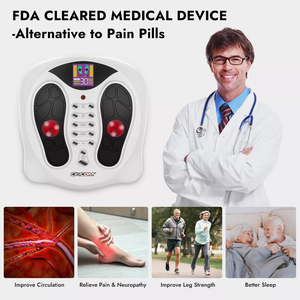 Ems & Hàng chục điện tử kích thích chân massager với nước nóng nhào thế hệ mới chân lưu thông Điện Tử kích thích - Product Image 2