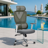 Chaise de bureau exécutive moderne confortable, pivotante, ergonomique, inclinable et réglable en hauteur