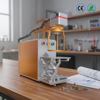 HG-SC-A-D20 Nueva Máquina de Marcado Láser de Fibra CNC Portátil, Grabado en Metal, Compatible con DXF/AI, Alta Precisión, 20W/30W, 110/220V