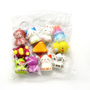 Pelotas Antiestrés Promocionales con Forma de Vaca, <span class=keywords><strong>Pato</strong></span> y Mono, Juguetes de Espuma de PU con Forma de Animales para Aliviar el Estrés, Mini Juguetes para Ejercitar la Mano - Product Image 3