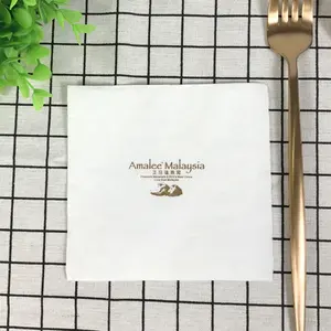 Restaurant Tissue Paper Customized Design Napkin Super Absorbent Dinner Table Napkins