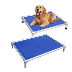 Cama grande de verano para perros, cuna para mascotas, cama elevada rectangular moderna para mascotas, cama para dormir para gatos y perros, cama elevada para perros - Product Image 1