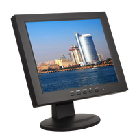 Moniteur TFT LED BNC 10 pouces, résolution carrée 800*600, moniteur LCD CCTV 10,4 pouces