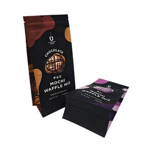 500g 24 oz Op maat gemaakte aluminiumfolie verpakking zakje voedselveilig voor chocolade mochi wafels verpakkingspouch - Product Image 2