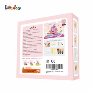 LitoJoy — jouets princesse de pique-nique, lumière sèche <span class=keywords><strong>à</strong></span> l'air, jouet en <span class=keywords><strong>pâte</strong></span> <span class=keywords><strong>à</strong></span> <span class=keywords><strong>modeler</strong></span> pour filles avec <span class=keywords><strong>Amazon</strong></span> CPC CE ASTM963 et CPSIA - Product Image 5