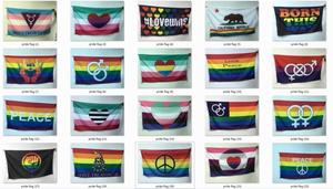 Bandera del Orgullo Arcoíris Personalizada con Diseño de Nacido de Esta Forma para Eventos, 100% Poliéster, 3x5 pies, Bandera del Orgullo LGBTQ con Dos Ojales - Product Image 2