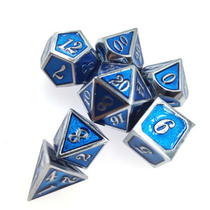 ชุดลูกเต๋าโลหะ D4 D12 D10 D8 D6 D20สีตามสั่งลูกเต๋า DND DND DICE <span class=keywords><strong>D</strong></span> & <span class=keywords><strong>D</strong></span> DICE RPG Dungeons และเกมมังกรลูกเต๋าโลหะ polyhedral - Product Image 3