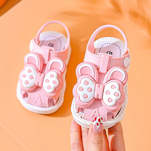 Sandali Estivi per Bambine, Impermeabili, Antiscivolo, Traspiranti, Leggeri, con Suola Morbida, Stile Principessa - Product Image 1