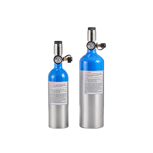 Oksijen Homefill sistemi oksijen kaynağı cihazı taşınabilir alüminyum oksijen gaz tankı PED 1L-50L alüminyum CO2 silindir - Product Image 3