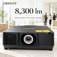 Projecteur d'installation professionnel CAAVITS 8300 lumens WUXGA 1920x1200 3LCD laser pour l'éducation, les salles de conférence, projecteur Beamer