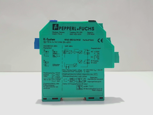 PLC PEPPERL+FUCHS KFA5-SR2-Ex1.W.LB 37566S Switch Amplifier Warranty Product