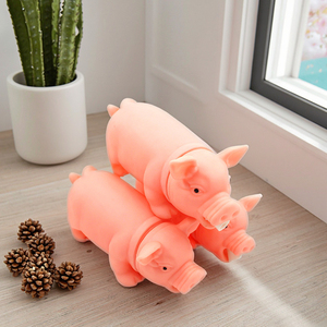 Kediler köpekler için Modern tasarım büyük PVC vinil Pet ses oyuncak domuz yıldönümü interaktif oyuncak dekoratif nesneler toptan - Product Image 2