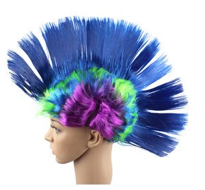<span class=keywords><strong>Pas</strong></span> <span class=keywords><strong>cher</strong></span> de haute qualité Fans de Football Couleur <span class=keywords><strong>Perruque</strong></span> Cirque Costume Party Cap Cheerleading Party Carnival Day Perruques - Product Image 5