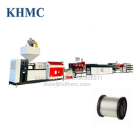 Machine à fabriquer et à extruder des fils de coupe-herbe à double couleur avec vis et boîte de vitesses en PE/PET, haute productivité