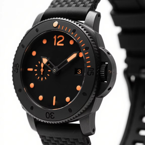 Antik erkek tam otomatik mekanik saat su geçirmez aydınlık 20mm lüks moda taç dijital ekran ile Charm - Product Image 1