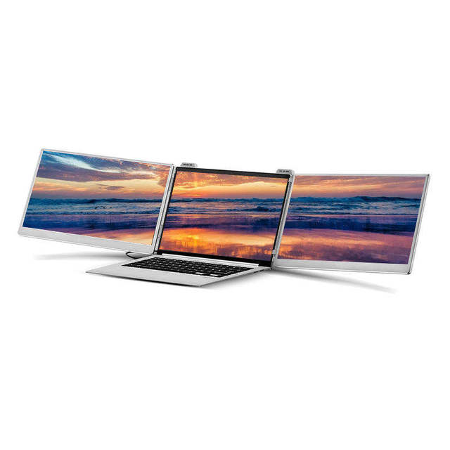 15.6" 14" LED 60HZ Portable Monitor for Laptop Dual Screen Triple Portable Led Screen Triple Screen Laptop