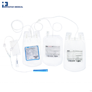 ถุงเก็บเลือดทางการแพทย์และสัตวแพทย์แบบ OEM ที่ปรับแต่งได้ ถุงเก็บเลือดแบบสองหรือสามช่อง ได้รับการรับรองมาตรฐาน CE ระดับ II แบบใส - Product Image 5