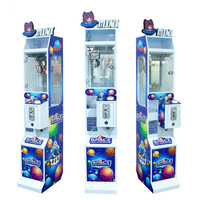 Machine de jeu d'arcade pour enfants, à monnayeur, avec mini-grue à griffes pour attraper les peluches et les jouets