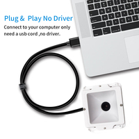 Escáner Industrial Integrado Symcode MJ-320 1D 2D con Fuente de Luz Láser CMOS, Interfaz USB y RS232 para Escaneo de Códigos de Barras en Stock