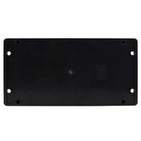 Boîtier en plastique 200*120*75mm avec oreilles de fixation pour extérieur, boîte de jonction étanche pour électronique, couleur noire