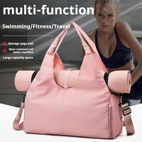 Tas Yoga Gym Portabel Ringan Tahan Lama dengan Logo Kustom, Cocok untuk Penyimpanan, Dibawa di Bahu, Latihan Kebugaran, Studio, Perjalanan, dan Saku