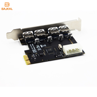 Tarjeta de Expansión PCI Express X1 a 4 Puertos, Convertidor de PCI Express a USB 3.0, Tarjeta de Expansión Express