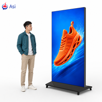 Pantalla LCD Digital Asi de 76/85/98 Pulgadas para Interiores, con Animación y CMS Basado en la Nube para Exhibición Comercial