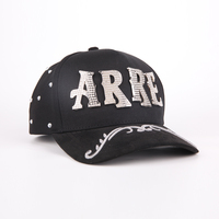 Gorra de Béisbol Bordada de 5 Paneles con Forro de Satén y Gamuza, Personalizada de Fábrica al por Mayor, Gorra Deportiva para Hombre con Logotipo de Diamantes de Imitación