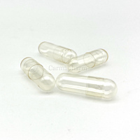 Capsules hmc vides taille 0, transparentes, pièces