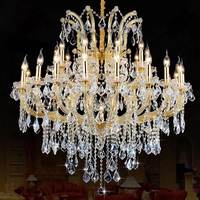 Lustre en cristal Led créatif de nouveau style de haute qualité Promotion de mariage lustre en cristal Led d'intérieur de maison de salle d'exposition personnalisé