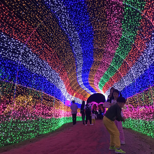 Túnel de Luces LED 3D, Nuevo Diseño para Decoración Navideña y de Halloween en Exteriores, Clasificación IP65, Decoración para el Hogar y Paisajes, Decoraciones Festivas - Product Image 1