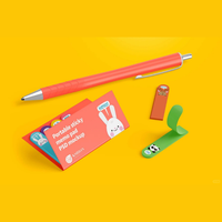 Set catatan tempel berbentuk kartun lucu Logo kustom untuk Kantor Sekolah