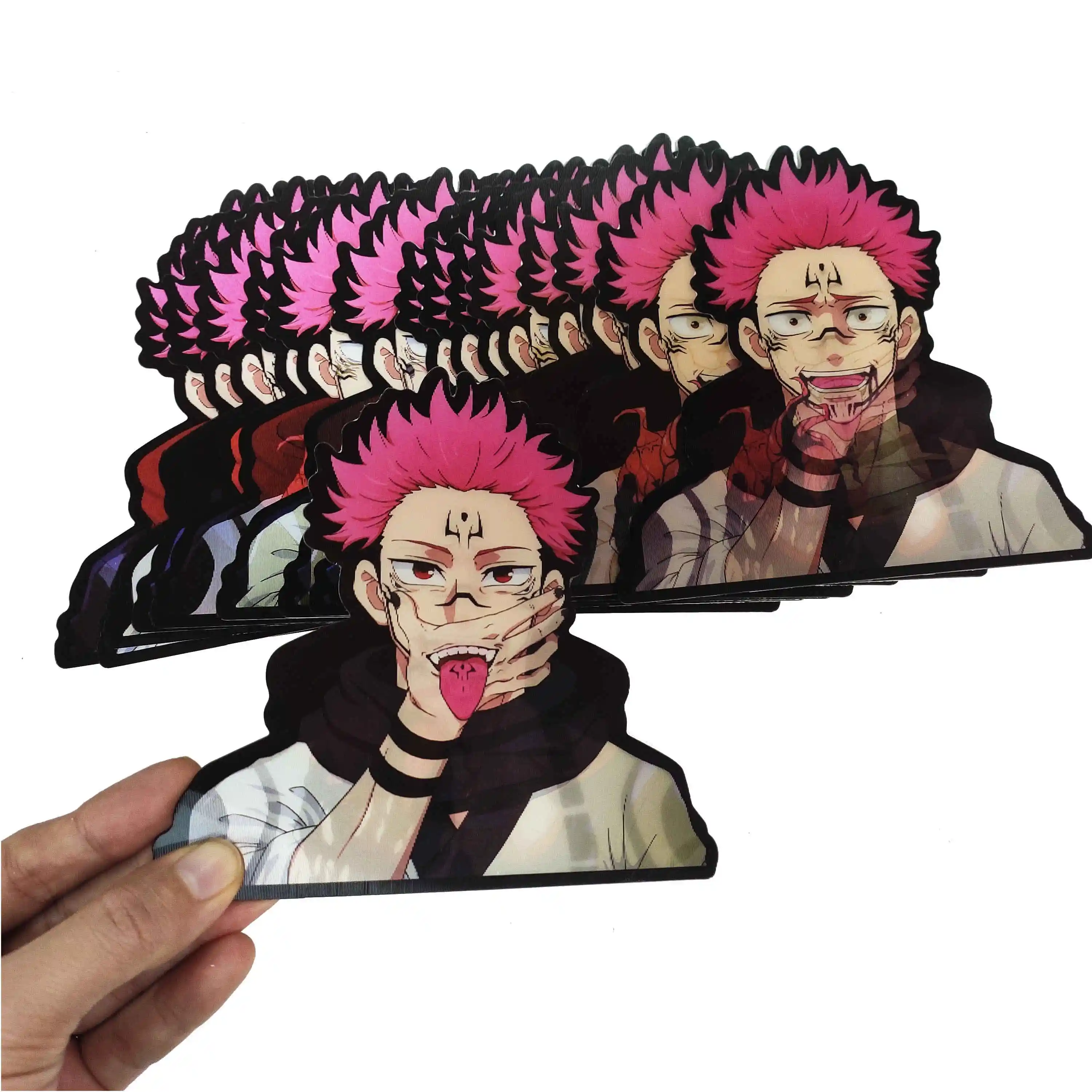 Plastik PP Anime Hewan Peliharaan 3D Berubah/Lipat/Gerak Lentikular Stiker Cetak