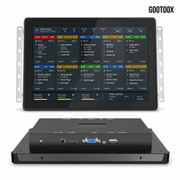 Monitor de Pantalla Táctil de 7/10.1/13.3/15.6/21.5 Pulgadas, Terminal de Transacciones Táctil Capacitivo Integrado, Cajero Bancario, Sin Controlador
