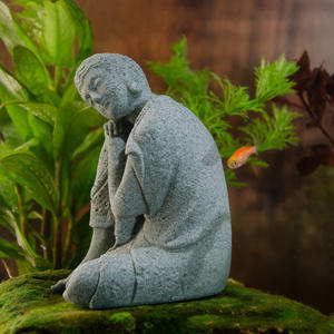<span class=keywords><strong>Estatua</strong></span> de Buda meditando pecera piedra absorbente de agua bonsái adornos decoración de personajes pequeños adornos - Product Image 4
