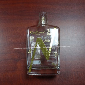Bouteille de <span class=keywords><strong>cognac</strong></span> XO plate et transparente de 70 cl (700 ml) avec étiquette personnalisée - Product Image 2