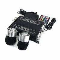 Kit de plafonnier pour Rolls Royce avec fibres optiques de 0,75 mm, double tête LED Meteor 2*16W RGBW, stroboscope scintillant, avec contrôle par application