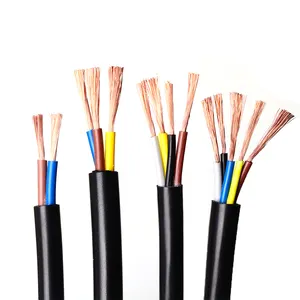 Power Cable RVV 2x0.5mm 2x0.75mm2 2x1.5mm2 2x4mm2 Copper 0.5mm 1.5mm 2.5mm Royal Cord Wire 2 3 5 16 Wires