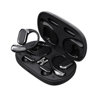 Casque audio OWS circum-auriculaire modèle Twin Couple avec écran numérique HD, longue autonomie et haute qualité sonore, écouteurs ouverts