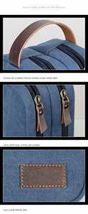 กระเป๋าใส่เครื่องสำอางสำหรับเดินทางแบบพกพาคุณภาพสูง ขนาดใหญ่ สำหรับผู้ชาย พร้อมช่องแยกของเปียกและแห้ง - Product Image 6