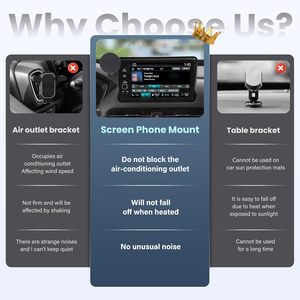 <span class=keywords><strong>Support</strong></span> de téléphone magnétique et à clipser <span class=keywords><strong>pour</strong></span> voiture, rotation à 360°, compatible BMW, Toyota, Honda, <span class=keywords><strong>Mercedes</strong></span>, Tesla, universel - Product Image 6