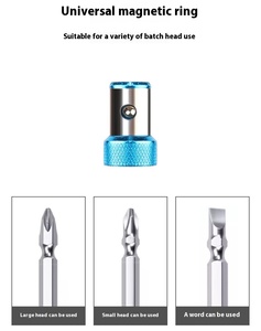 PEX Customizable 3pcs <b>Magnetic</b> Bit Holder with Alloy Electric <b>Ring</b> <b>Magnetic</b> Screwdriver Bit <b>Ring</b> OEM Support - Product Image 4