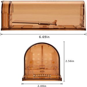 Piège à souris intelligent et sans cruauté pour la maison, en plastique, capture vivante et libération, cage à rongeurs double, vente en gros sur mesure - Product Image 2