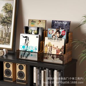 Wooden Magazine <b>Rack</b> Multi Compartment Storage Box For <b>Records</b> And Magazines Durable Solid Wood Design - Product Image 1
