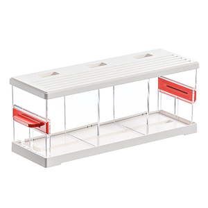 <span class=keywords><strong>Mini</strong></span> <span class=keywords><strong>aquarium</strong></span> moderne en plastique pour bettas, blocs de construction carrés, décorations de bureau pour l'aménagement paysager de la maison - Product Image 1