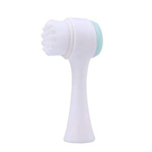 Venta caliente 2 en 1 de silicona de doble cara cepillo exfoliante Facial Spa aplicable limpiador de poros faciales exfoliante y cepillo de masaje - Product Image 3