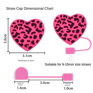 Superventas Explosive Love Cubierta para Pajita de Silicona Suave Decorativa Reutilizable de 10MM con Diseño de Sombrero, Accesorios para Bar - Product Image 2